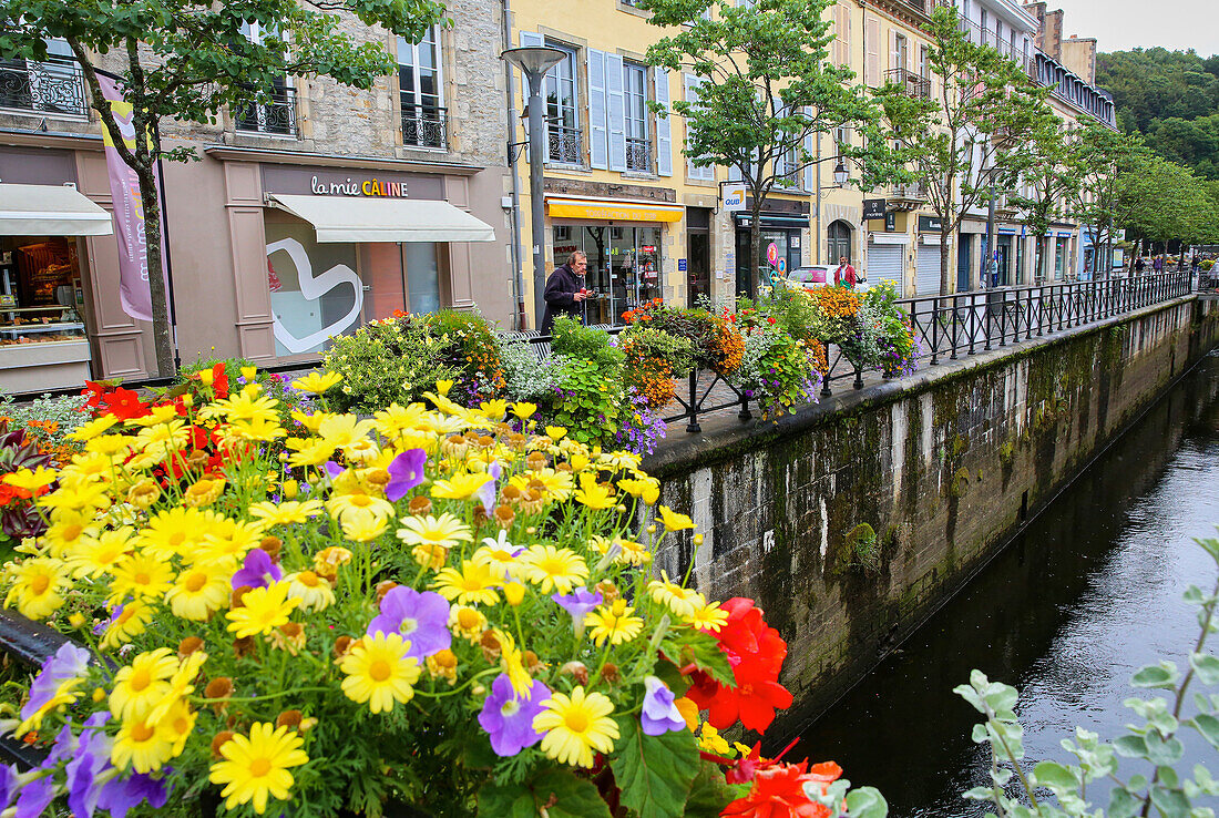 Quais du Steir, Quimper, Bretagne, Bretagne, Frankreich