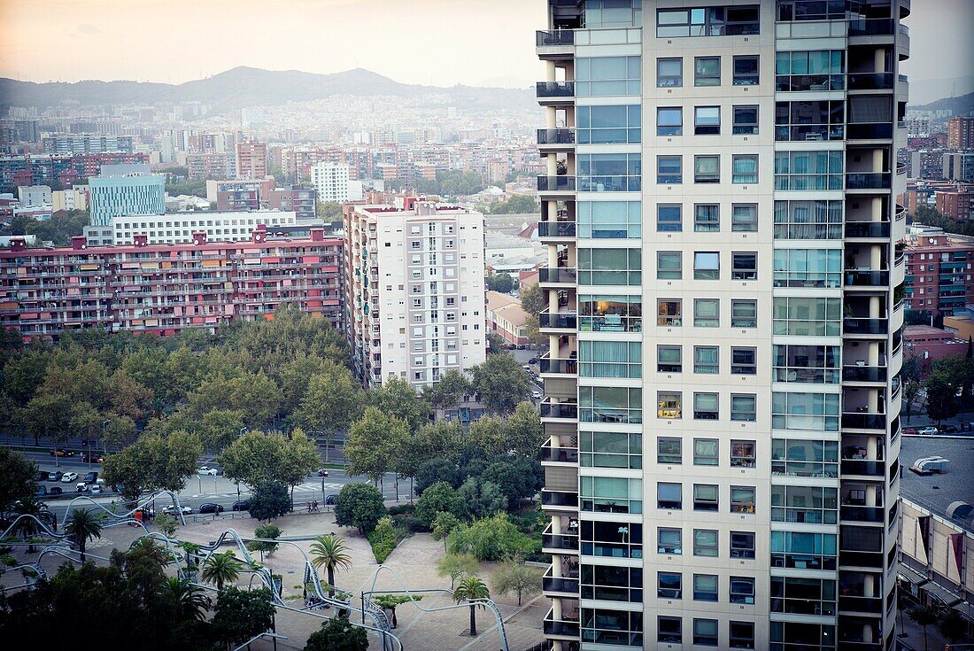 Wohngebäude, Diagonal Mar, Barcelona, ??Katalonien, Spanien
