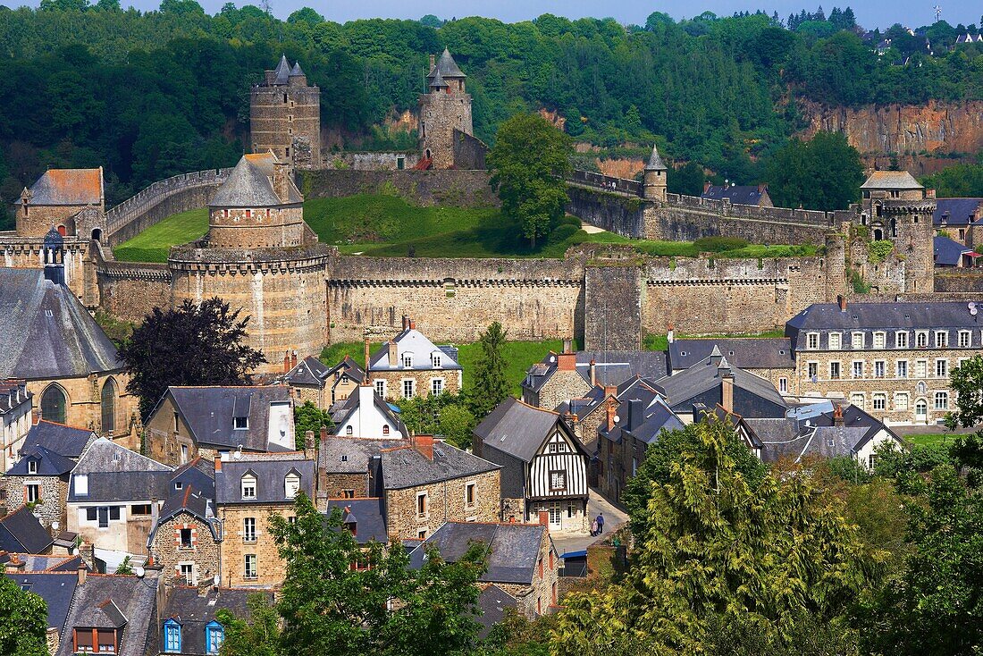 Fougeres, Ille-et-Vilaine, Bretagne, Bretagne, Frankreich.