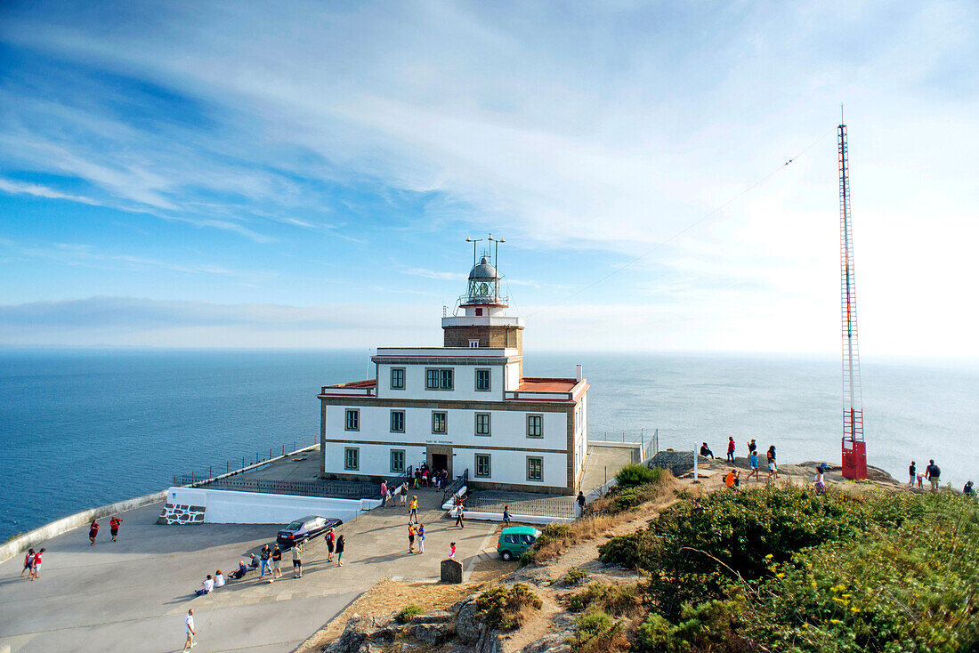 Lighthouse Finisterre, the end of the world, A Coruña, Galicia, Spain, Europe