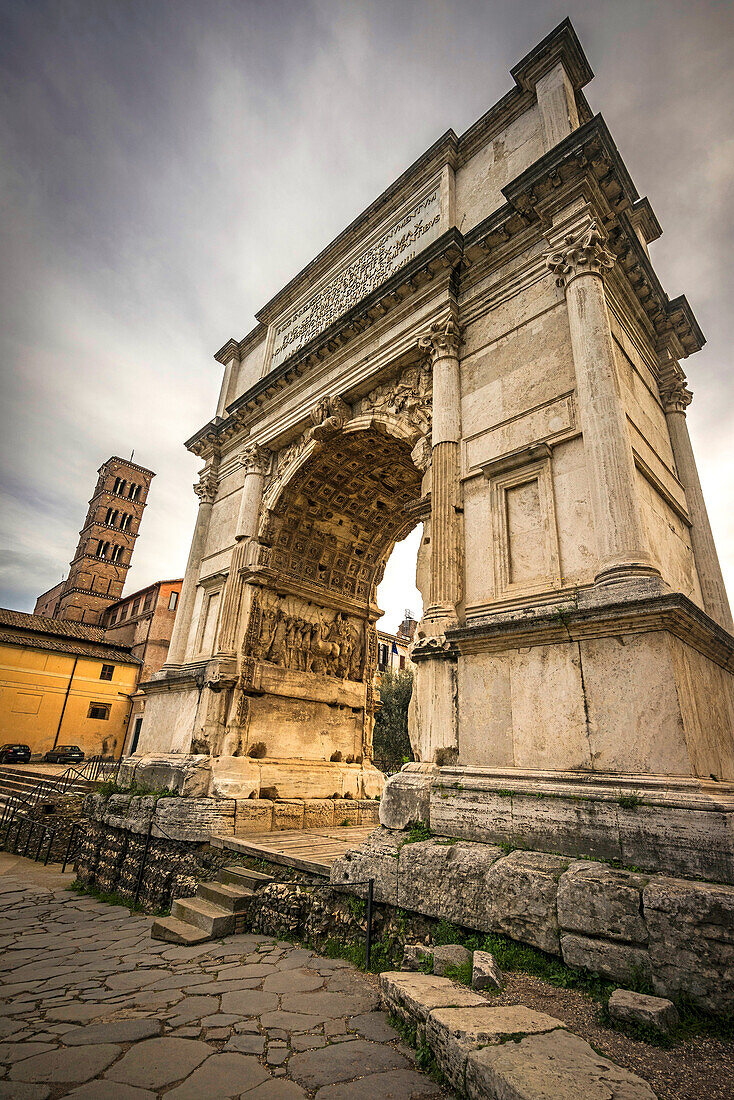 Roman Forum, Rome, Italy. The Arch of Titus.
