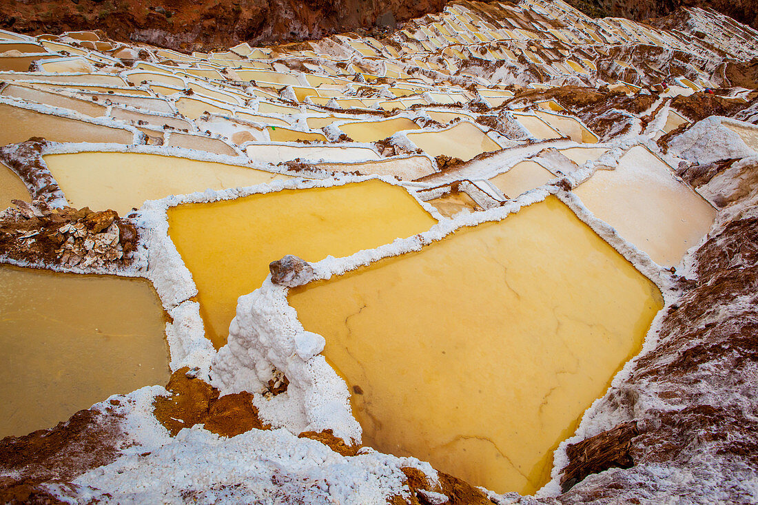 Salineras de Maras, Maras Salt Flats, Sacred Valley, Peru, South America