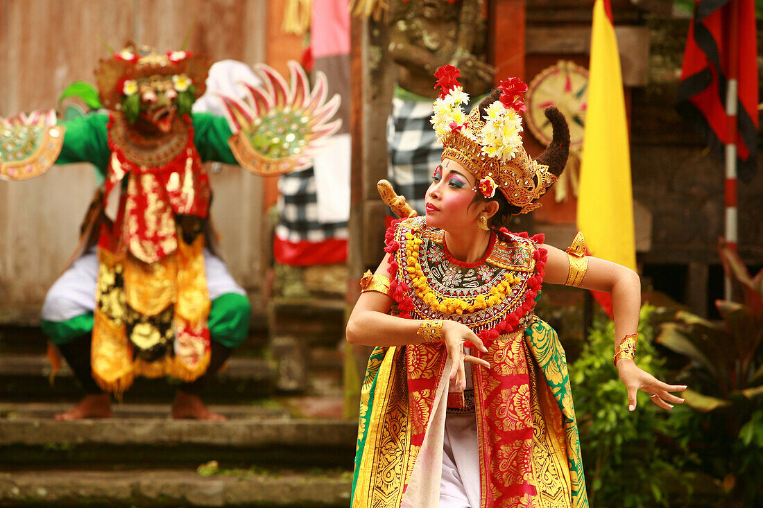 Barong-Tanz, Ubud, Bali, Indonesien, Südostasien, Asien