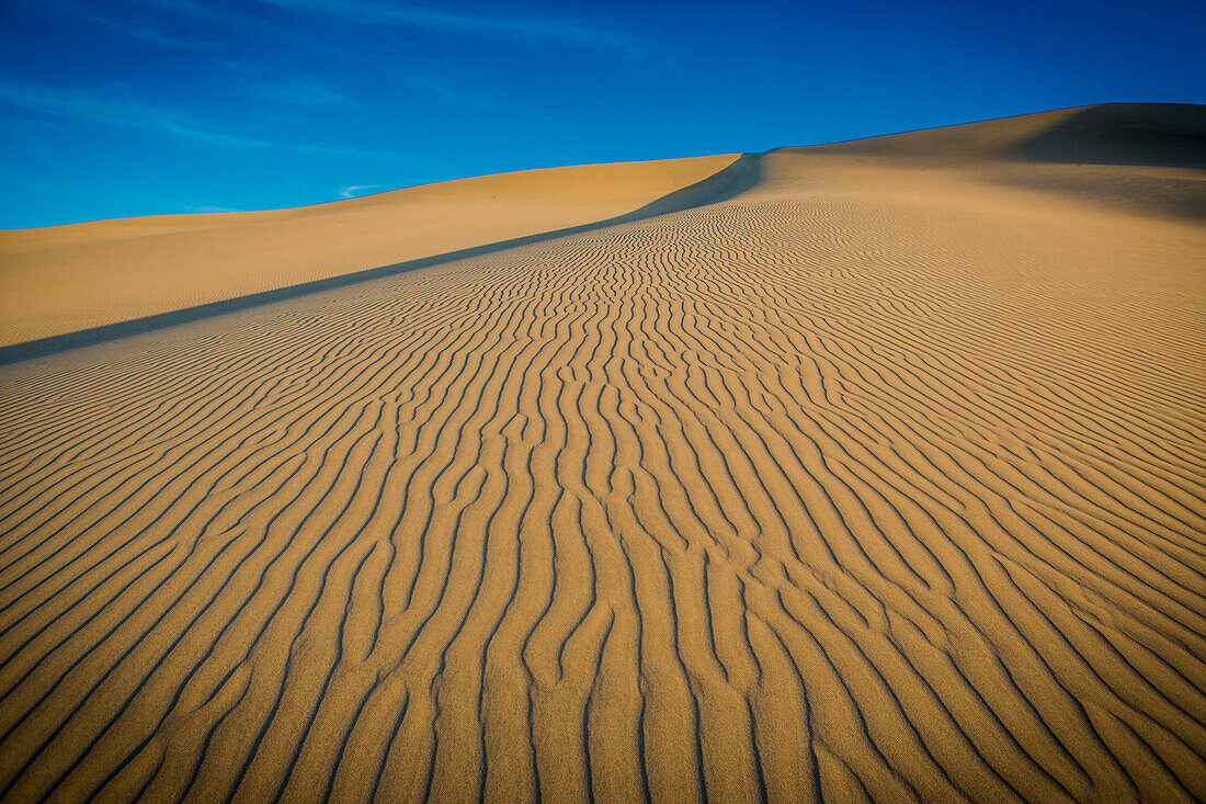 Sanddünen in der Huacachina Oase, Peru, Südamerika