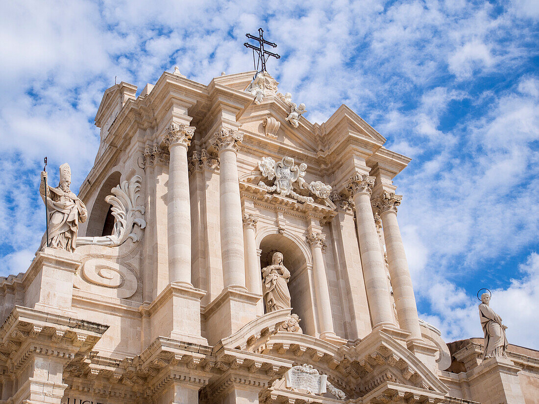 Siracusa-Kathedrale, Syrakus, UNESCO-Weltkulturerbe, Sizilien, Italien, Europa