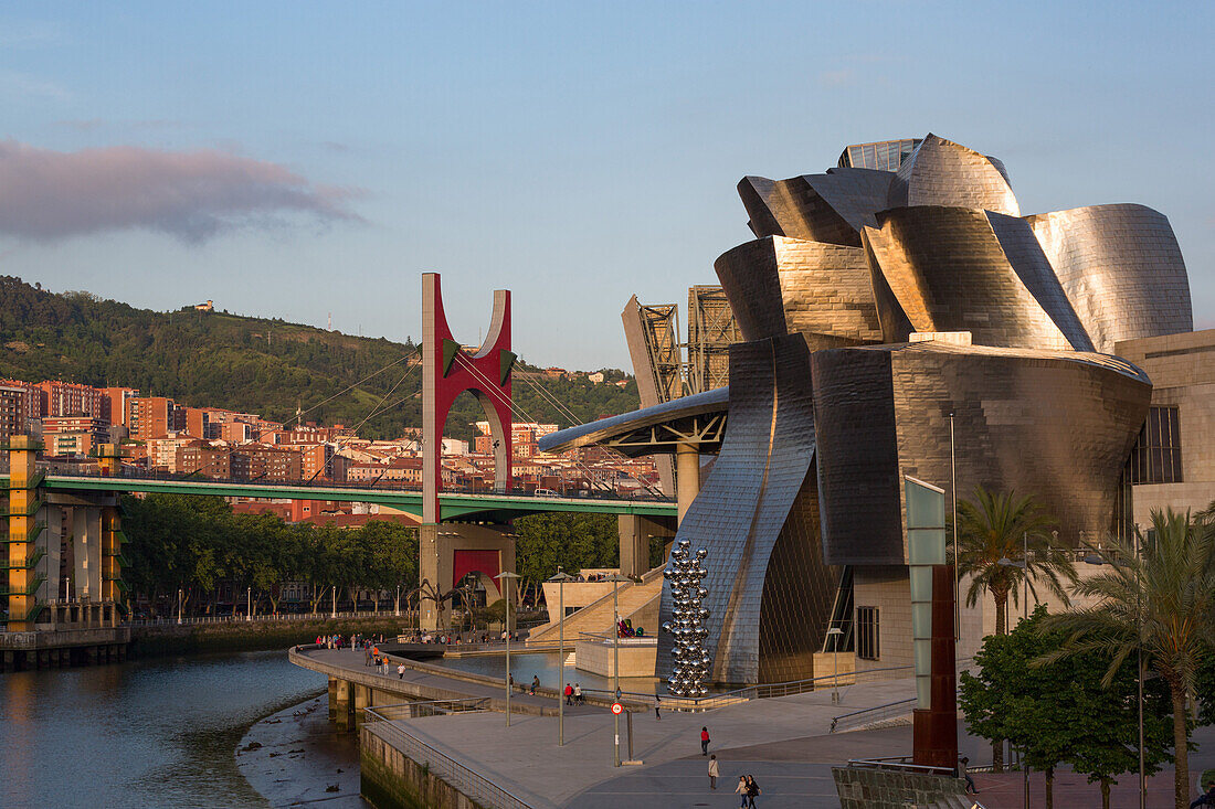 The Guggenheim Museum, designed by Frank Gehry, Bilbao, Biscay (Vizcaya), Basque Country (Euskadi), Spain, Europe