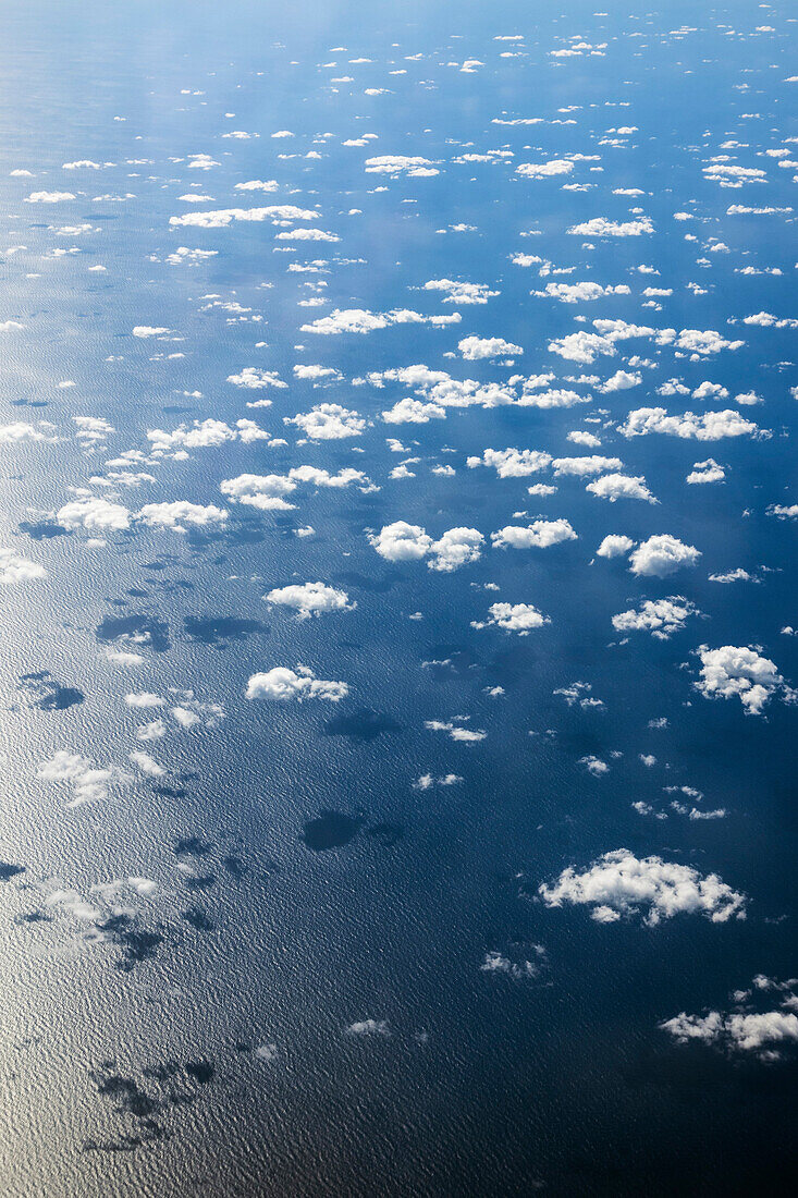 Clouds over the sea, Tyrrhenian Sea, Italy, Europe