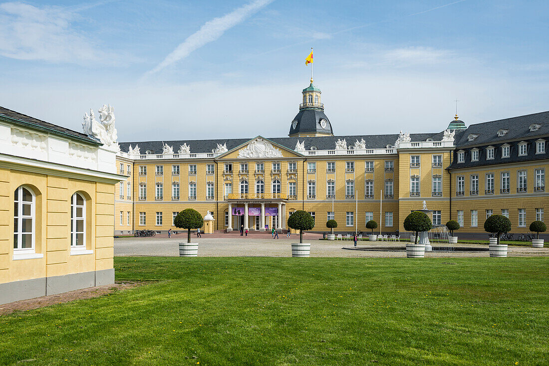 Badisches Landesmuseum, Karlsruhe Castle, 18th-century palace and museum of regional history and culture, Karlsruhe, Baden-Württemberg, Germany