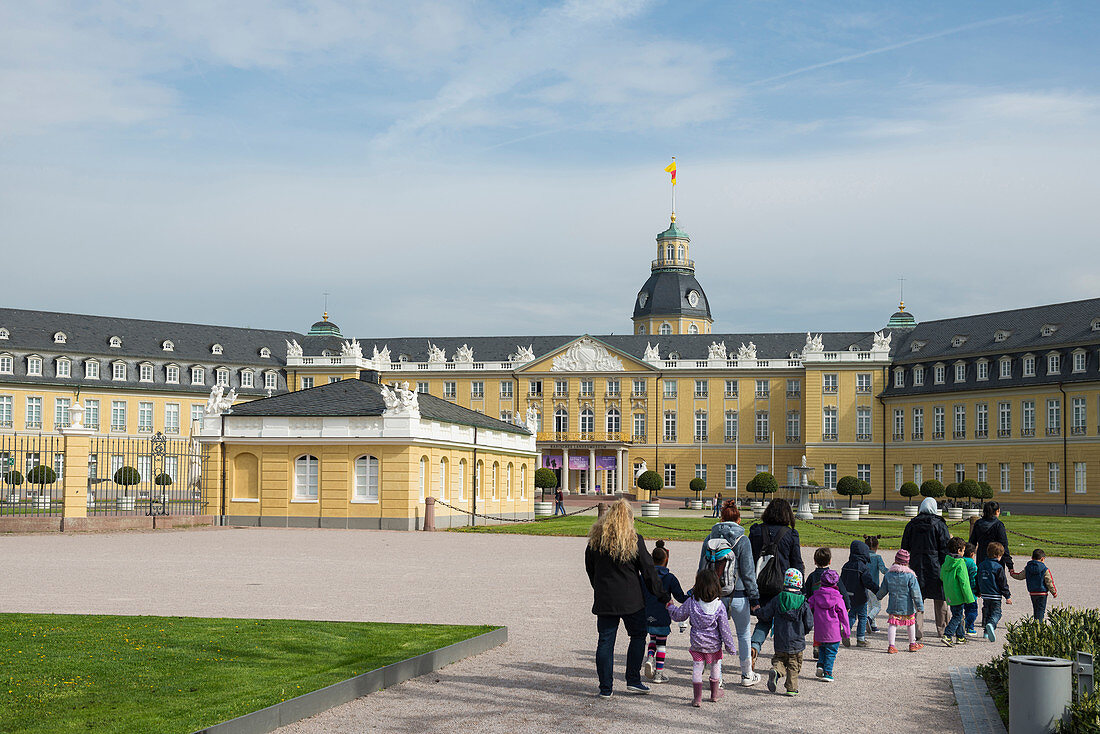 Schloss Karlsruhe, Badisches Landesmuseum, Karlsruhe, Baden-Württemberg, Deutschland