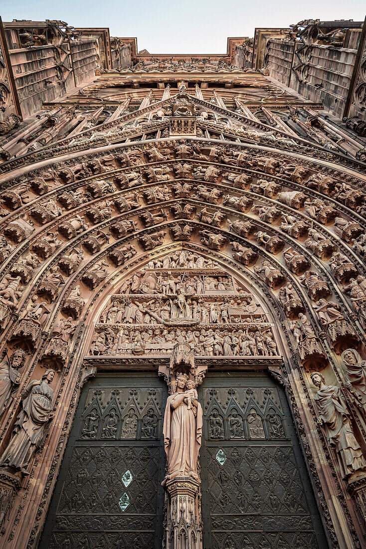 portal of Strasbourg cathedral, Strasbourg, Alsace, France