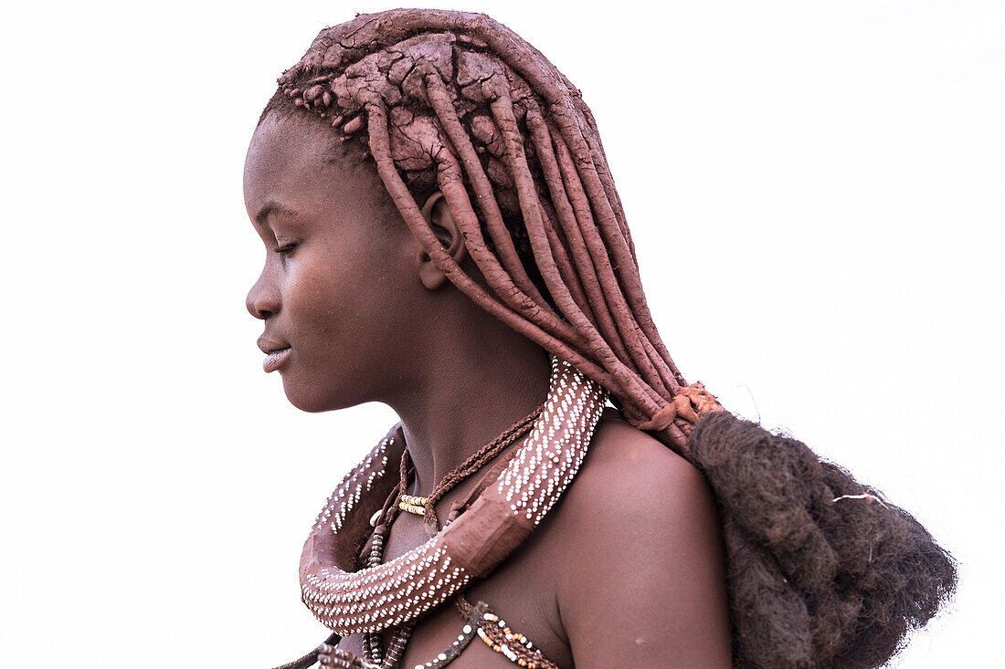 14 year old Himba girl, Kunene, Namibia