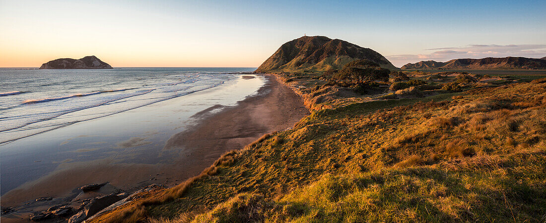 Sunset over East Cape, Gisborne, North Island, New Zealand, Oceania