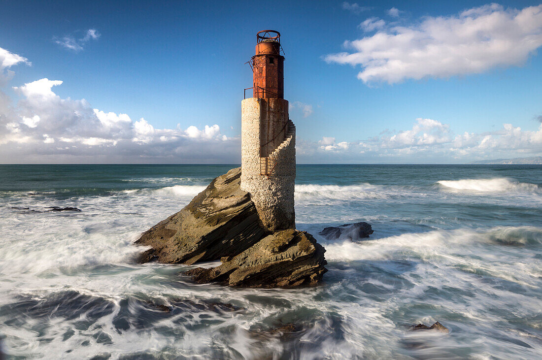 Tuahine Leuchtturm, Wainui, Gisborne, Nordinsel, Neuseeland, Ozeanien