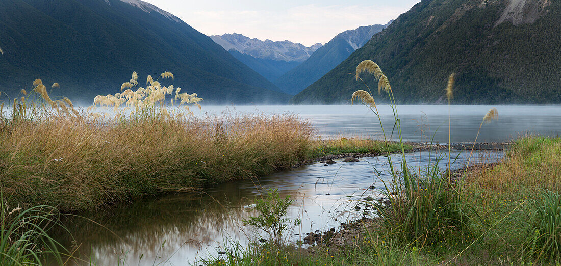 Kerr Bay, Lake Rotoiti, Nelson Lakes National Park, South Island, New Zealand, Oceania