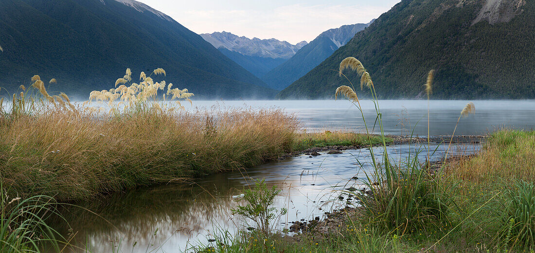 Kerr Bay, Lake Rotoiti, Nelson Lakes National Park, Südinsel, Neuseeland, Ozeanien