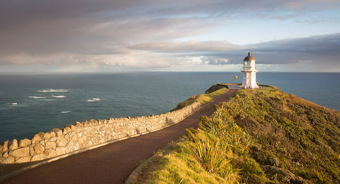 Leuchtturm, cape Reinga, Aupouri Peninsula, Nordinsel, Neuseeland, Ozeanien