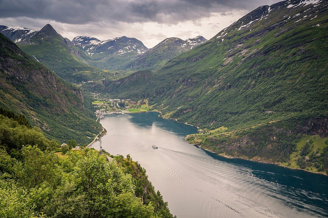 Geirangerfjord, Sunnmøre, Møre og Romsdal county, Norway.