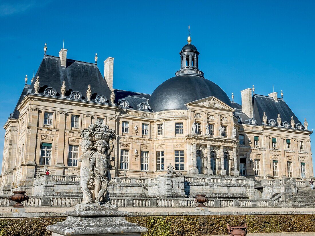 Vaux-le-Vicomte's castle, Maincy, Seine et Marne, France.