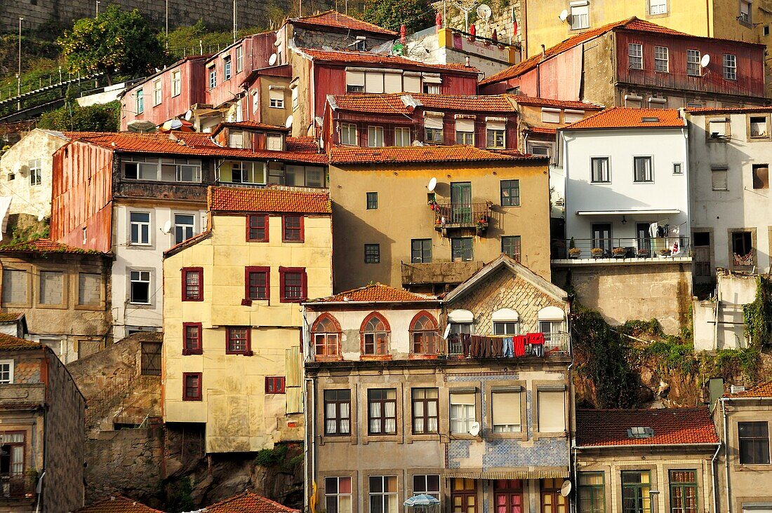 Ribeira district, Porto, Portugal.