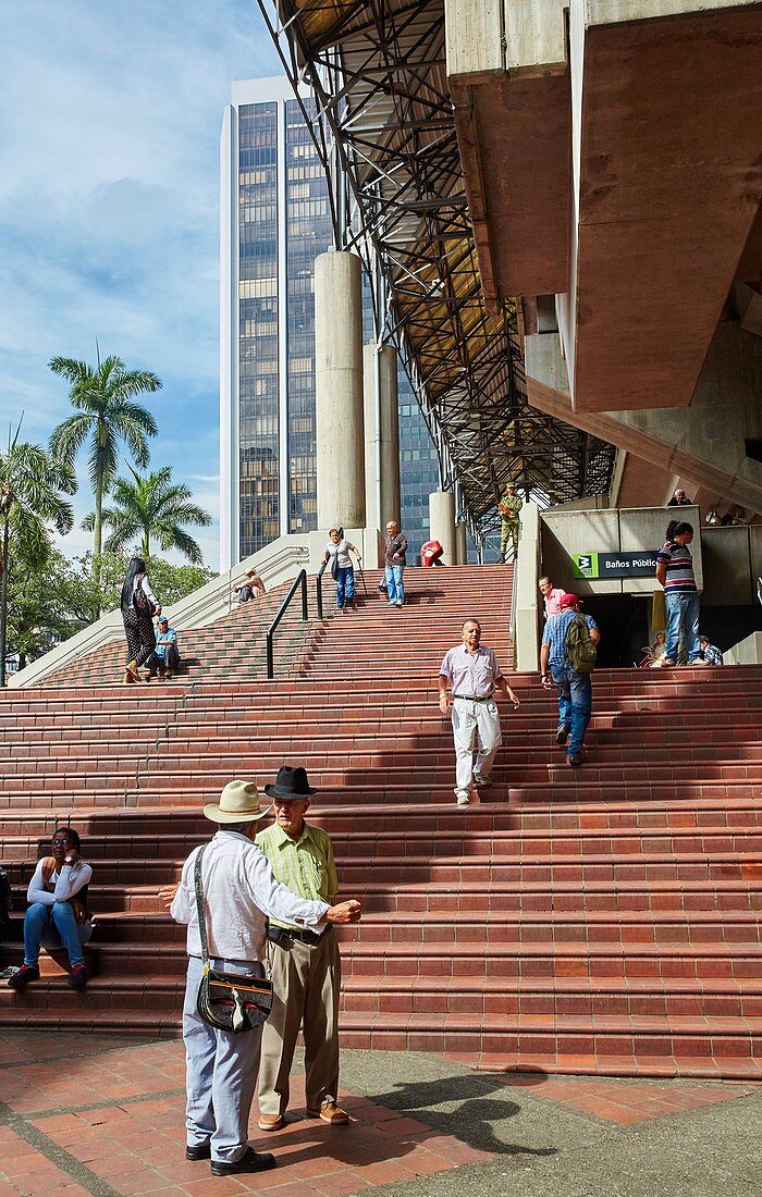 Parque Berrio, Medellin, Departement Antioquia, Kolumbien.