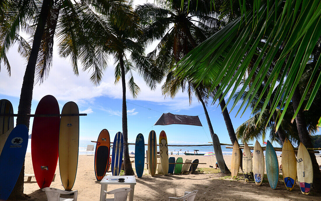 am Strand von Samara, Halbinsel Nicoya, Pazifikküste von Guanacaste, Costa Rica