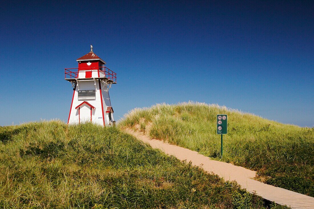 Covehead Lighthouse in Prince Edward Island Canada