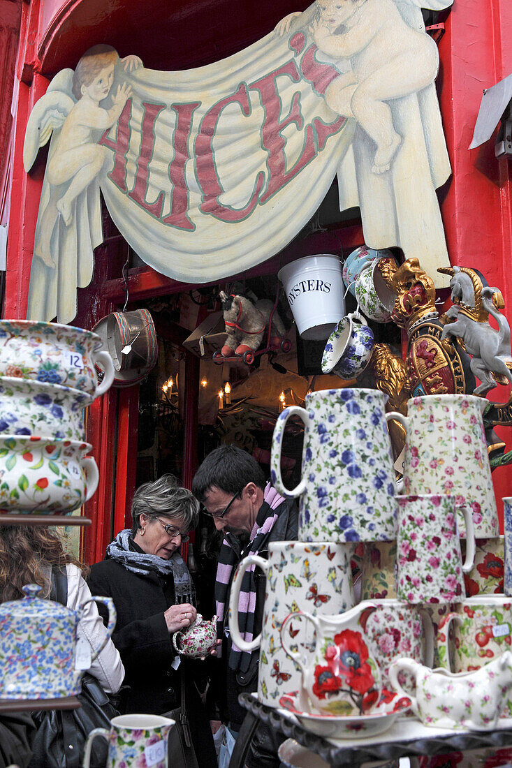 Flohmarkt, Portobello Road, Notting Hill, London, England