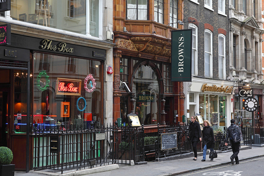 Straeet life, Maddox Street, Mayfair, London, Great Britain