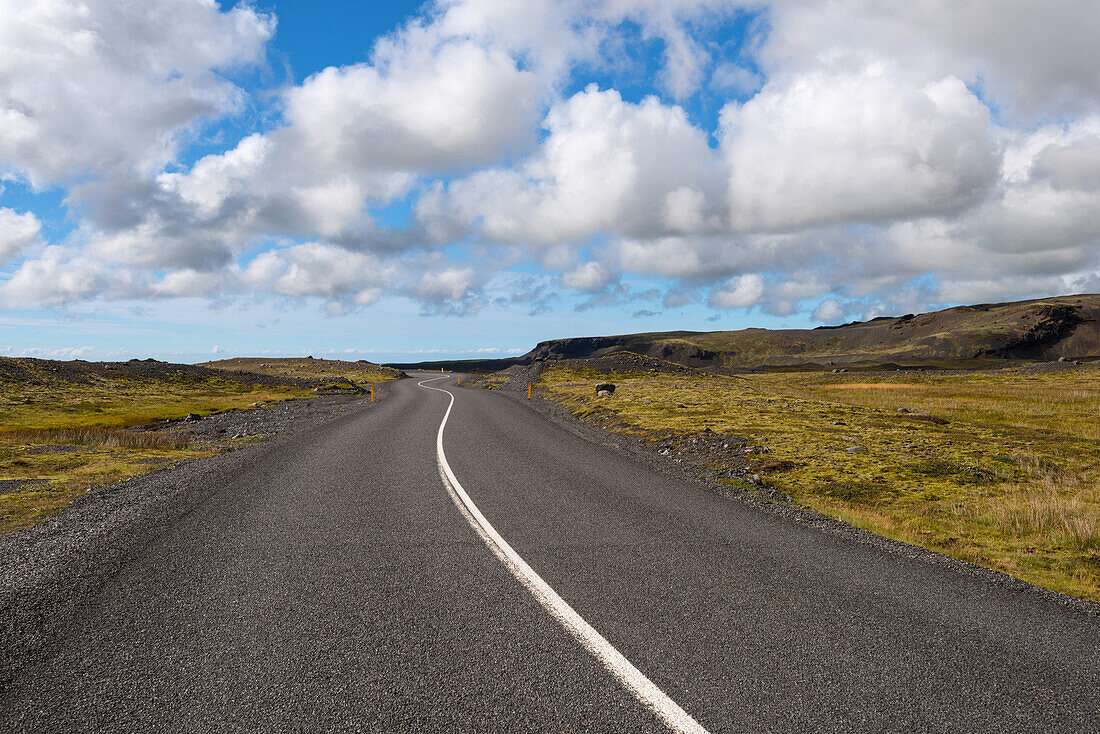 Road, Curves, Lowlands, Highlands, Iceland, Europe