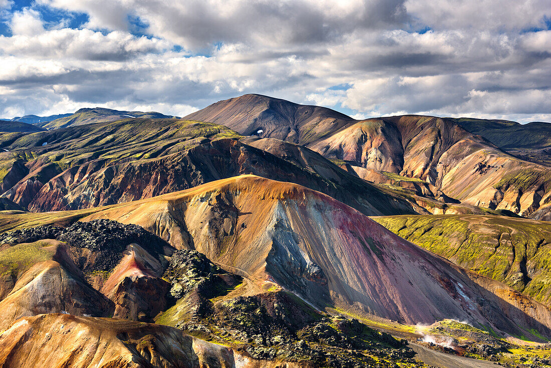 Brennisteinsalda, Landmannalaugar, Mountains, Highlands, View, Iceland, Europe