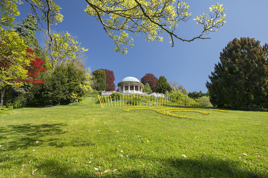 Beethoven temple in the Kurpark, Baden near Vienna, Industrieviertel, Lower Austria, Austria