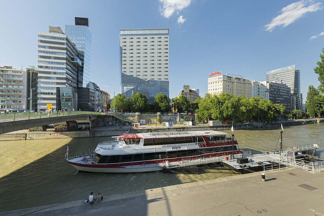 Donaukanal, 1. Bezirk Innere Stadt, Wien, Österreich