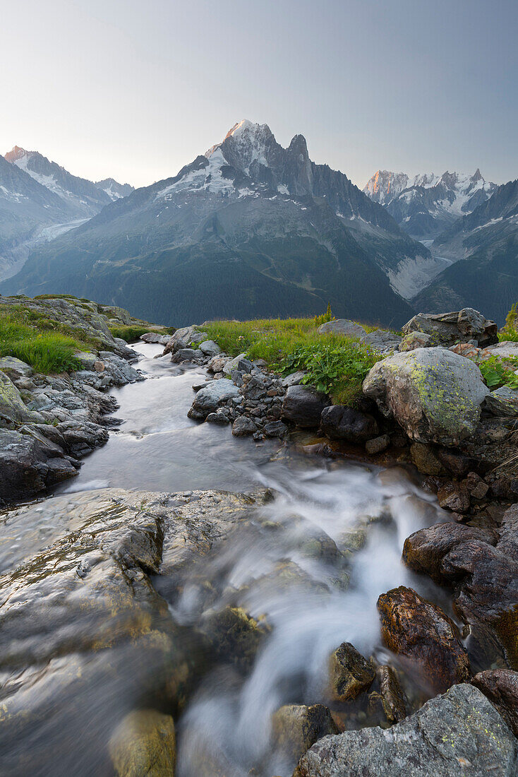 Aiguille Verte, Grandes Jorasses, Haute-Savoie, Frankreich