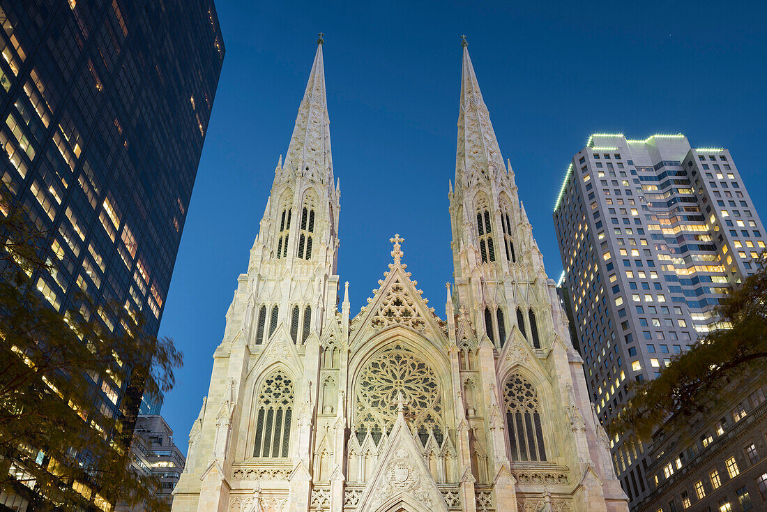 St. Patrick's Cathedral, 5th Avenue, Manhattan, New York City, New York, USA