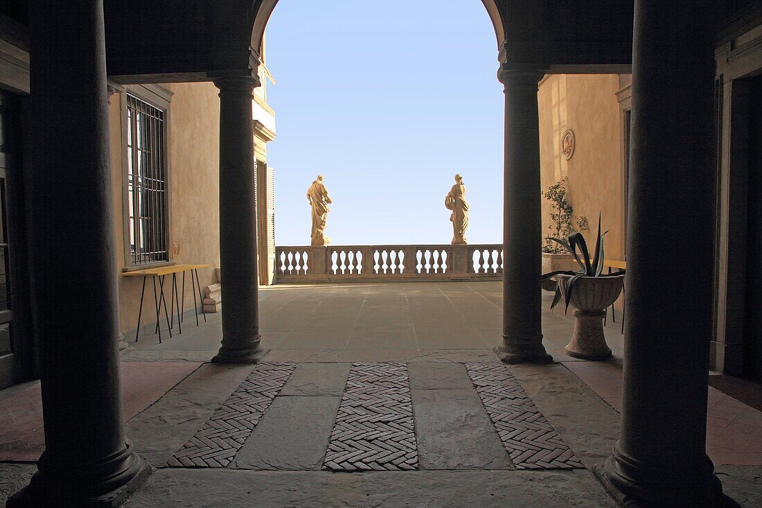 Bergamo old city, Lombardy, Italy. Terzi palace.