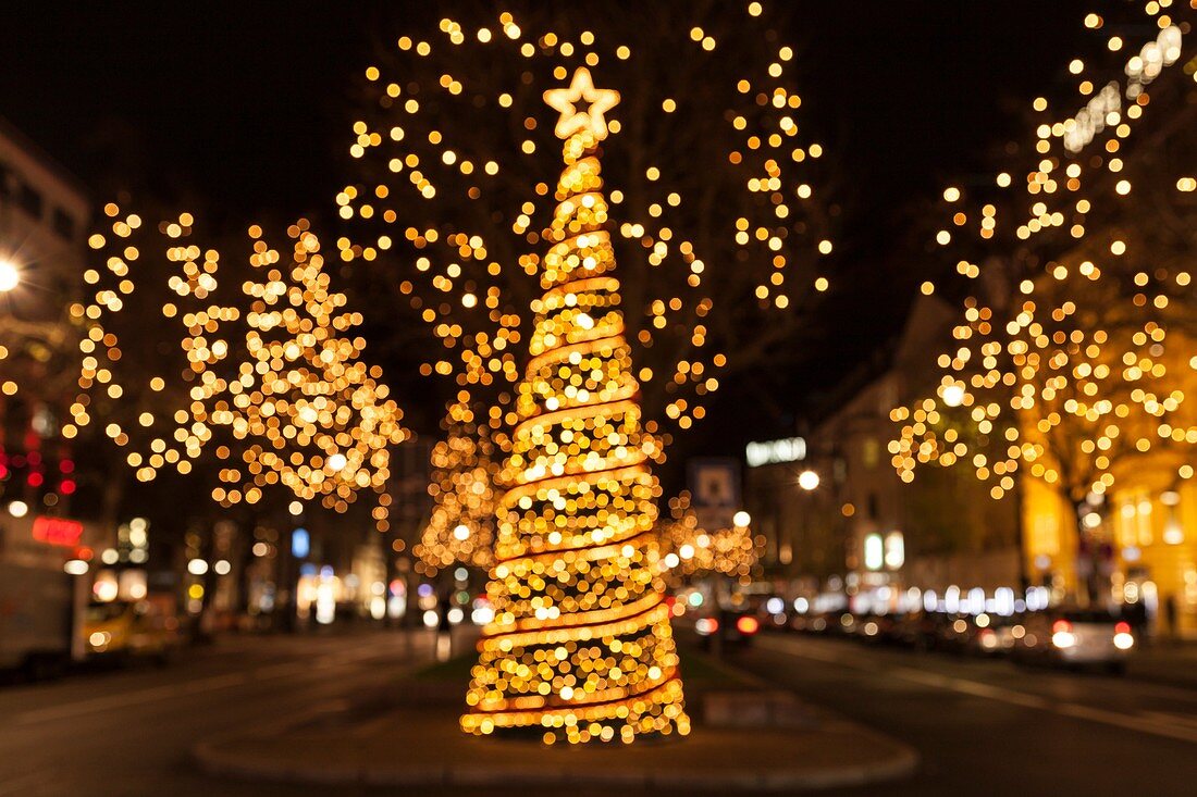 Christmas tree background (Berlin).