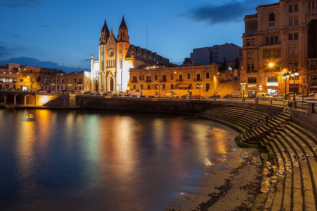 Before dawn in St Julian's, Malta.