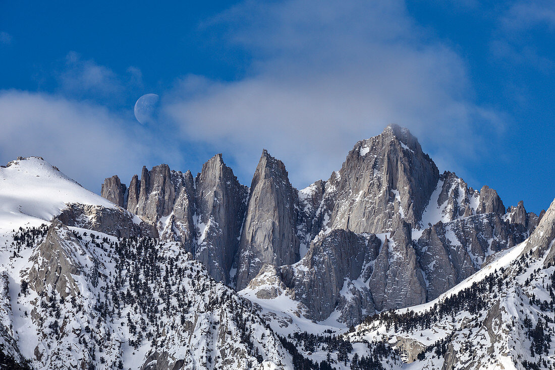 Mount Whitney, Alabama Hills, Eastern Sierra Nevada, Lone Pine, Kalifornien, USA, Amerika