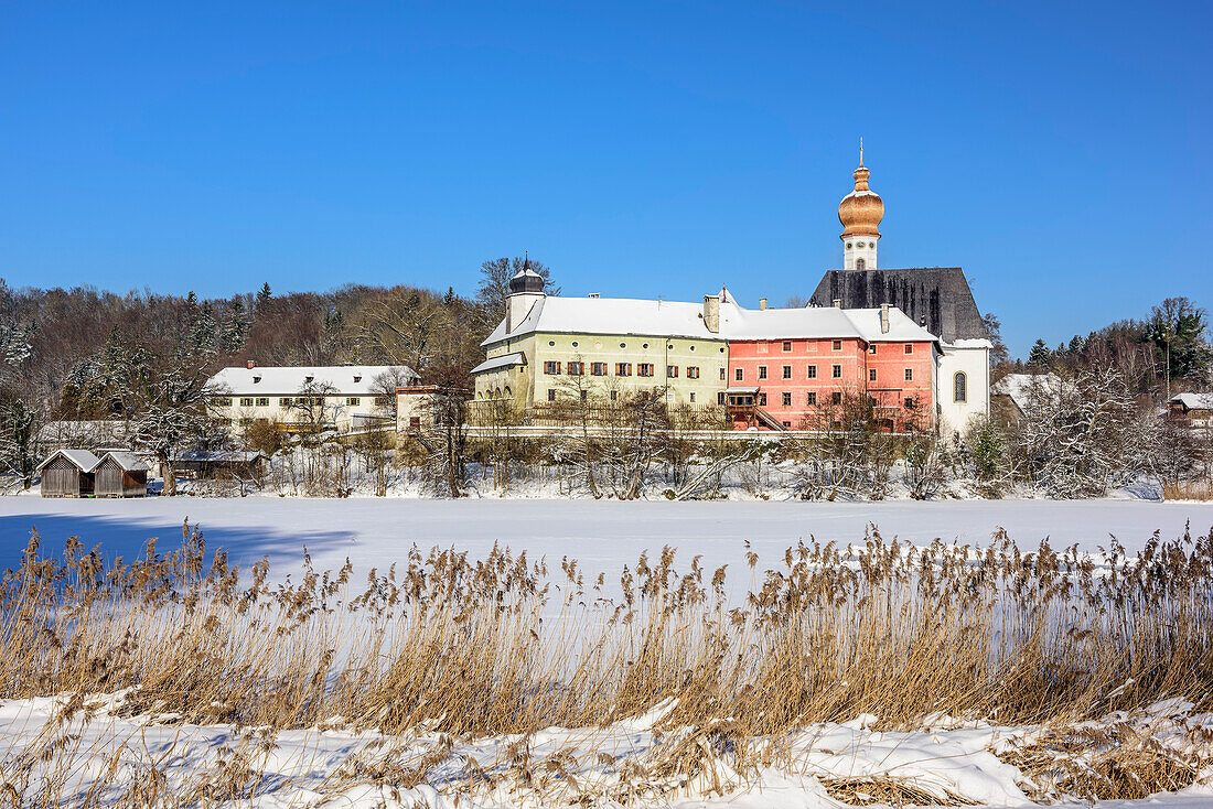 Castle of Hoeglwoerth, Upper Bavaria, Bavaria, Germany