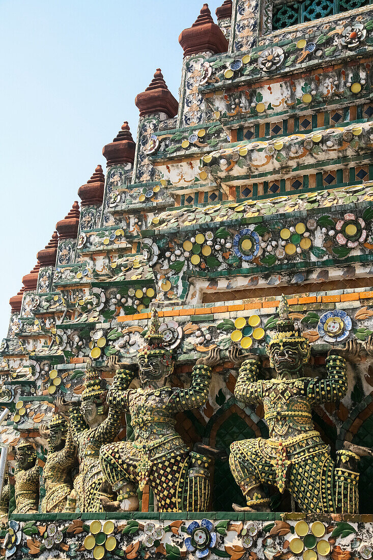 'Wat Arun Buddhist Temple; Bangkok, Thailand'