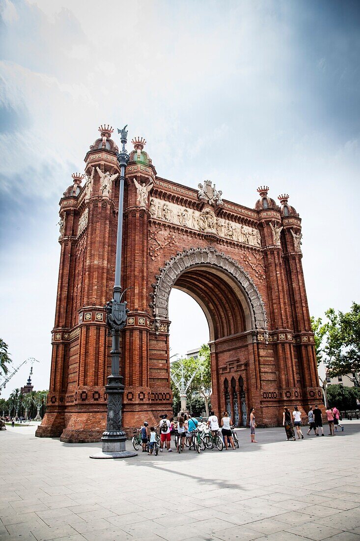 The Arc de Triomf, Barcelona, spain.