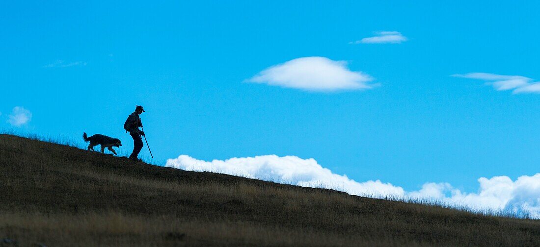 Ion Laskibar Shepherd, Santa Orosia Range, Jacetania, Huesca, Aragon, Spanien, Europa.