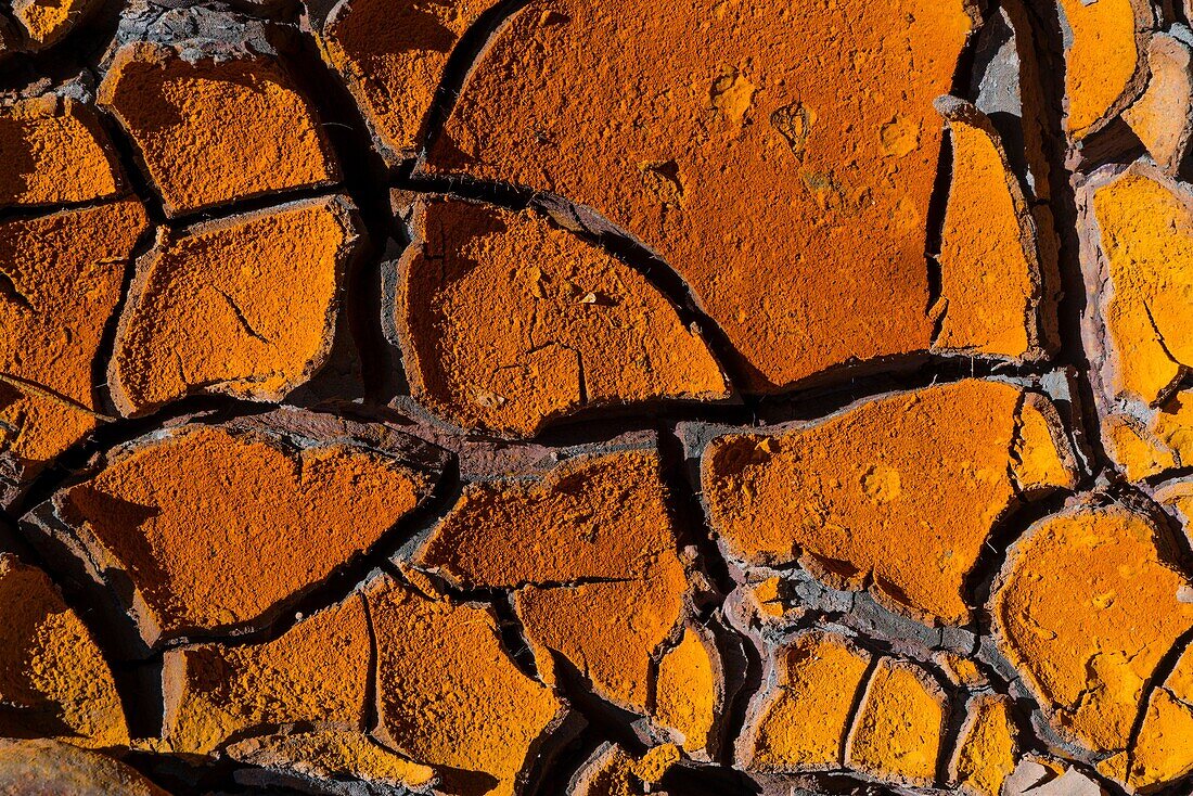 Río Tinto - Red River, Sierra Morena, Golf von Cádiz, Huelva, Andalusien, Spanien, Europa.