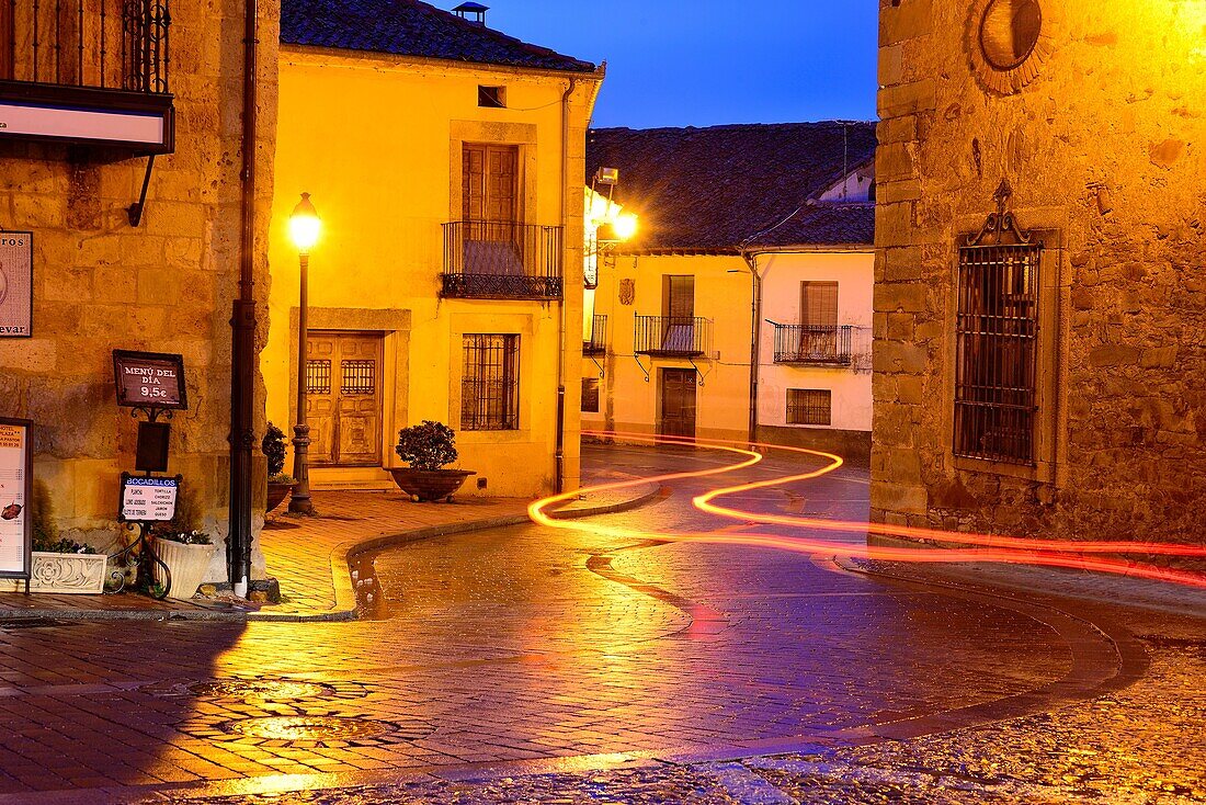 General Mola Straße von Riaza, Segovia, Spanien