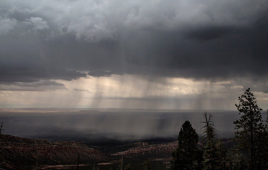 Sturmwolken übergeben Marmor Canyon am Grand Canyon Nationalpark, Arizona.