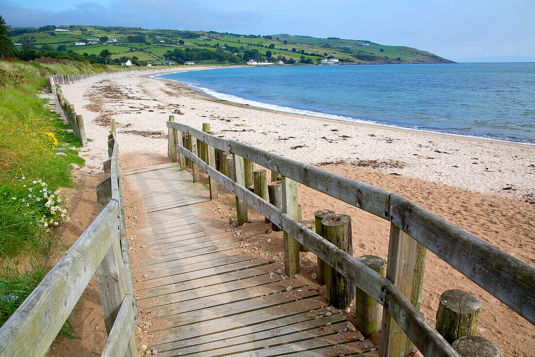 Beach, Cushendun, County Antrim, Northern Ireland.