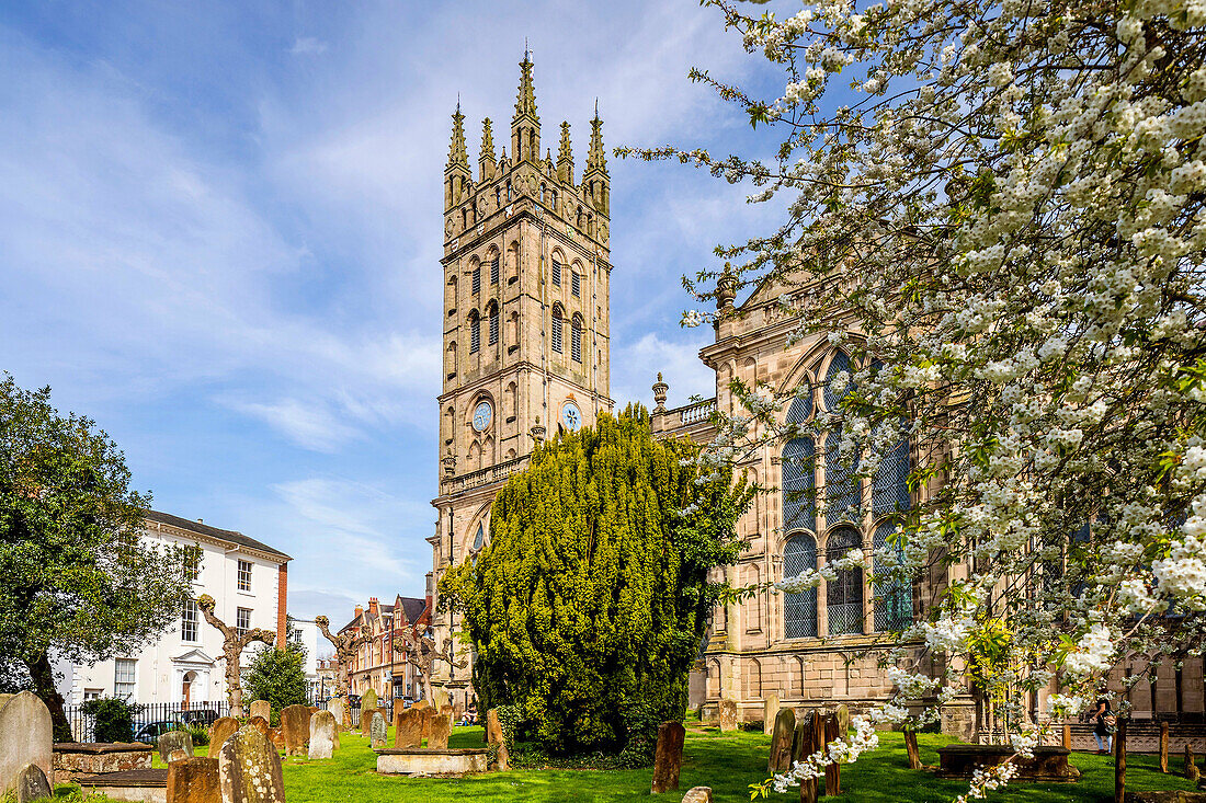 St Mary's Church at Warwick, Warwickshire, England, United Kingdom, Europe