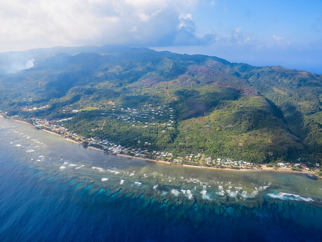 Aerial of Futuna, Wallis and Futuna, South Pacific, Pacific