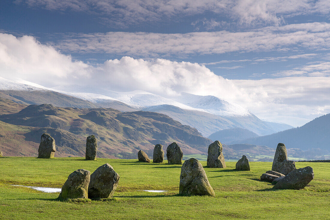 Castlerigg Stone Circle, near Keswick, Lake District National Park, Cumbria, England, United Kingdom, Europe