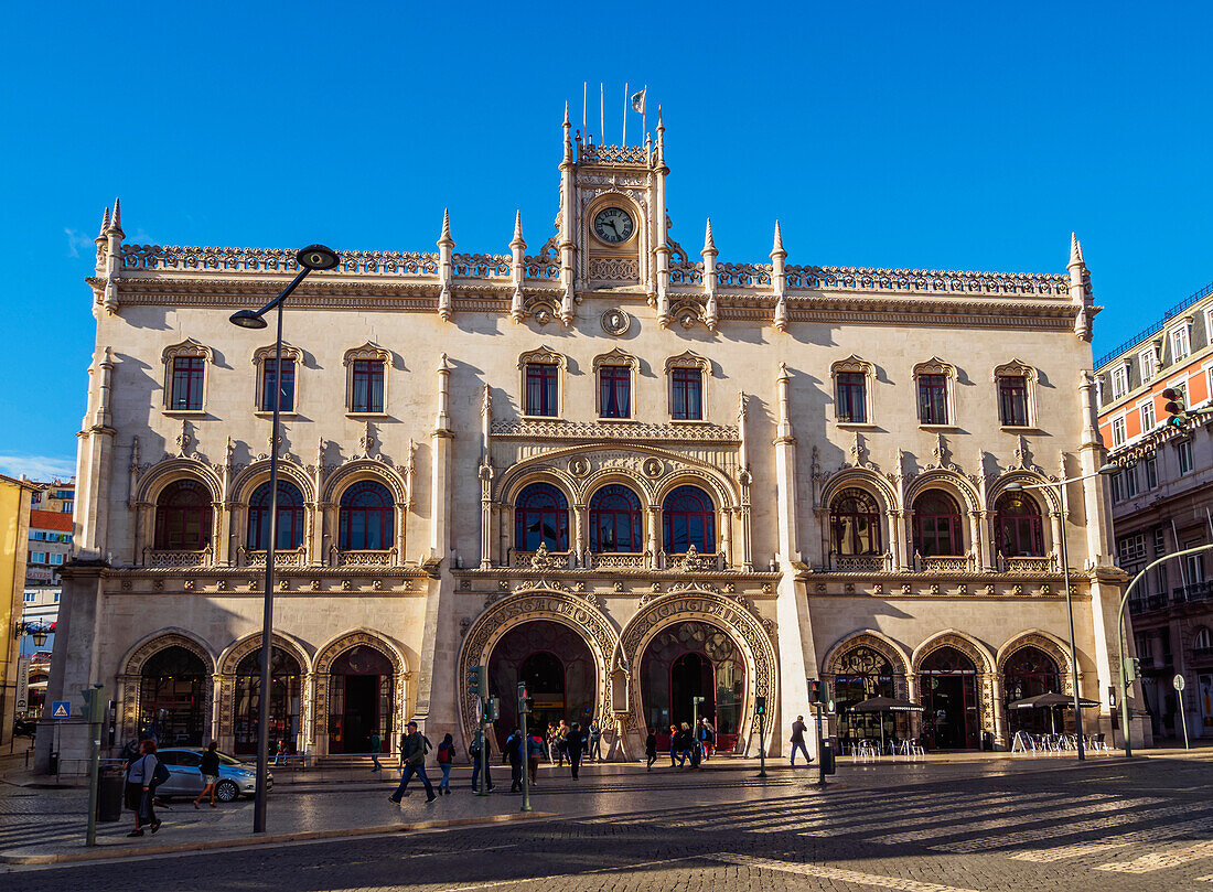 Rossio Train Station, Lisbon, Portugal, Europe